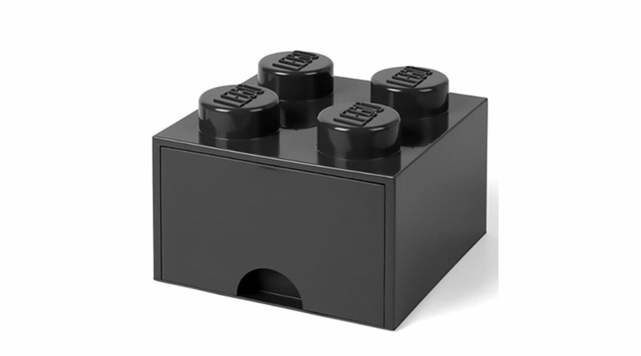LEGO Brick Drawer 4 schwarz, Aufbewahrungsbox