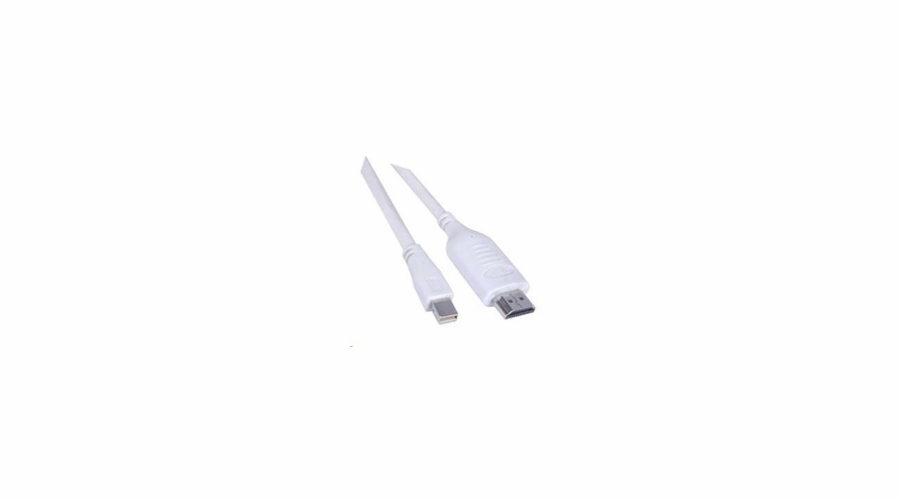 PREMIUMCORD Kabel Mini DisplayPort - HDMI 5m, bílý
