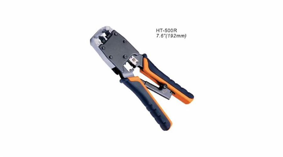 Kleště H-Tools HT-500R profesionální, modulární, krimpovací, s ráčnou (RJ11,12,45)