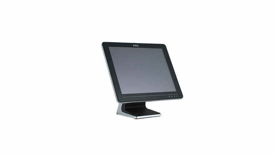 Dotykový monitor FEC AM-1015C, 15" LED LCD, PCAP (10-Touch), USB, VGA/DVI, bez rámečku, černo-stříbrný