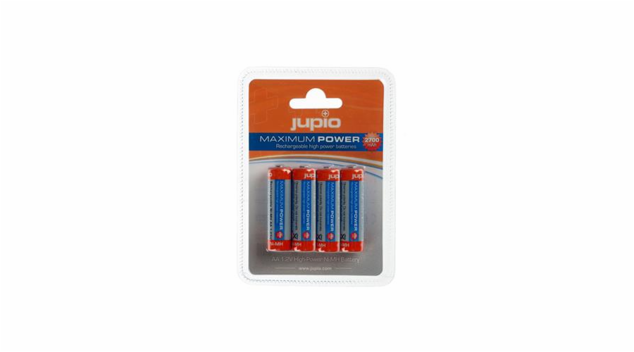 Baterie Jupio AA 2700 mAh (tužkové) 4ks, dobíjecí