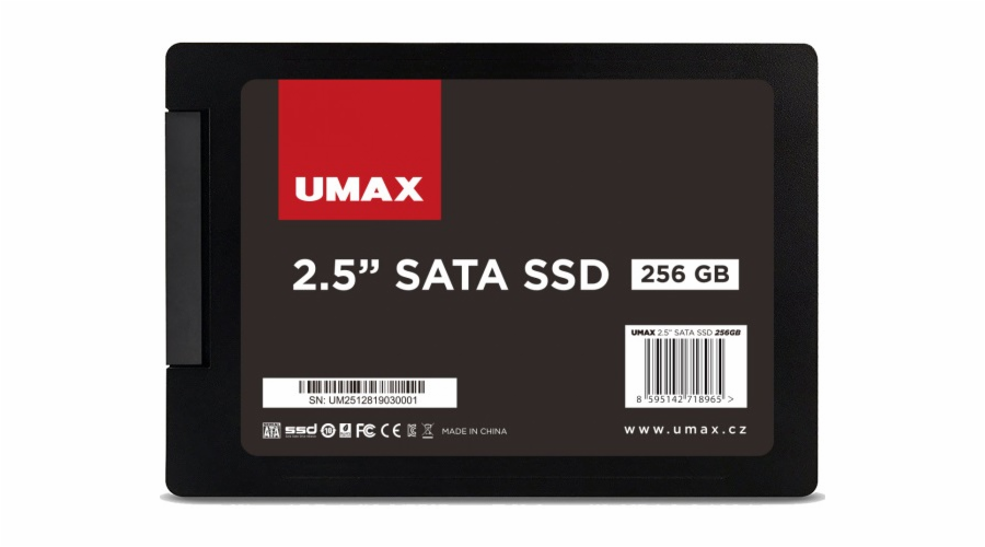 UMAX 2.5" SATA SSD 256GB