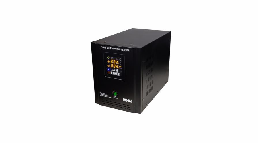 Napěťový měnič MHPower MPU-1200-12 12V/230V, 1200W, funkce UPS, čistý sinus
