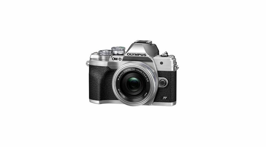 Digitální fotoaparát Olympus E-M10 Mark IV 14-42 EZ kit silver/silver