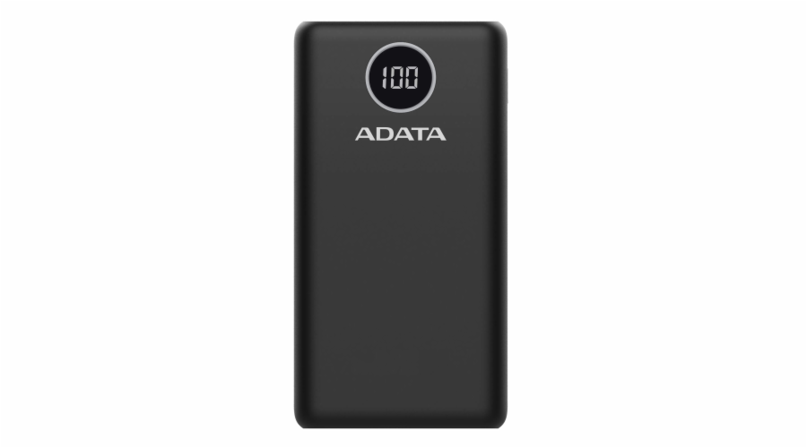 ADATA P20000QCD AP20000QCD-DGT-CBK PowerBank - externí baterie pro mobil/tablet 20000mAh, 2,1A, černá (74Wh)