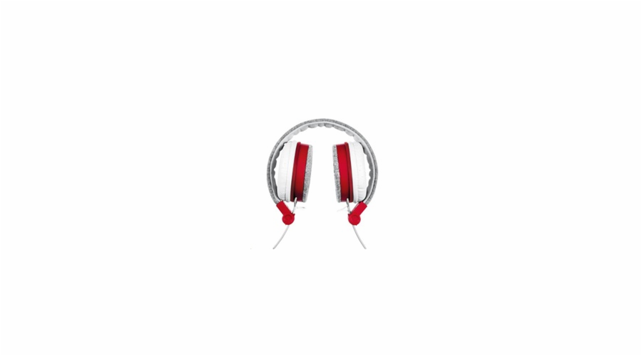 TRUST Sluchátka Fyber Headphone - grey/red