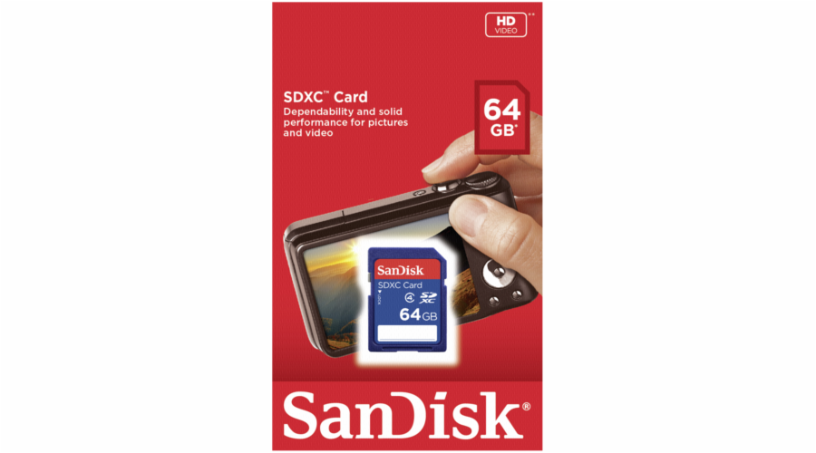 Paměťová karta SanDisk SDXC 64GB (SDSDB-064G-B35)