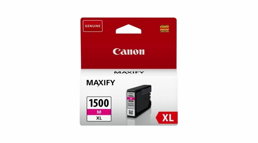 Canon CARTRIDGE PGI-1500XL M purpurová pro Maxify MB2050, MB2150, MB2350, MB2750 a MB2755 (780 str.)