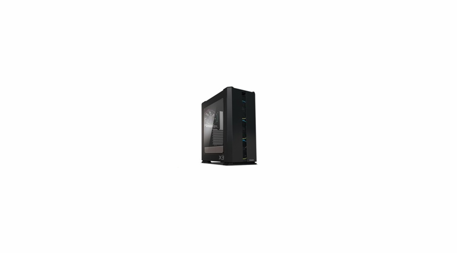 Zalman skříň X3 BLACK / Middle tower / ATX / USB 3.0 / USB 2.0 / průhledná bočnice