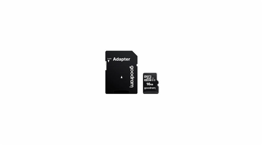 GOODRAM MicroSDHC karta 16GB M1AA, UHS-I Class 10, U1 + adaptér