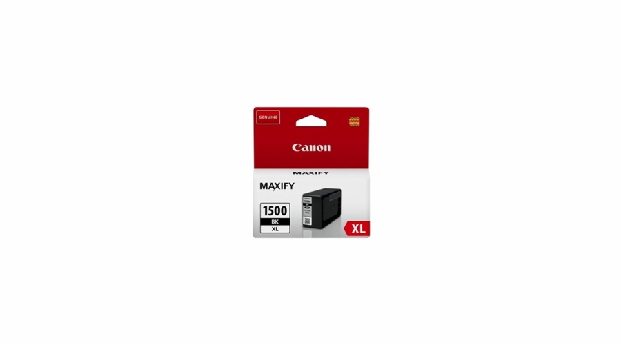 Canon CARTRIDGE PGI-1500XL BK černá pro Maxify MB2050, MB2150, MB2350, MB2750 a MB2755 (1200 str.)