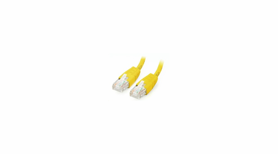GEMBIRD kabel patchcord Cat5e UTP 0,25m, žlutý