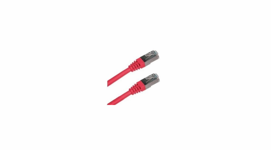 XtendLan patch kabel Cat6A, SFTP, LS0H - 0,25m, červený (prodej po 10 ks)