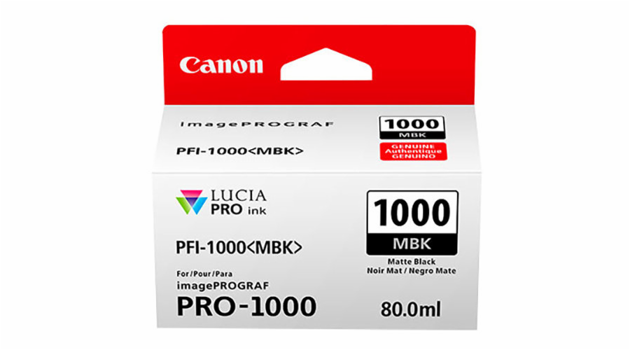 Canon PFI-1000 MBK, matný černý