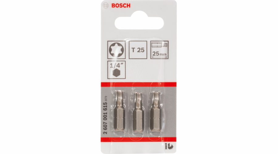 Bosch 3x bit ITX T25 XH 25mm