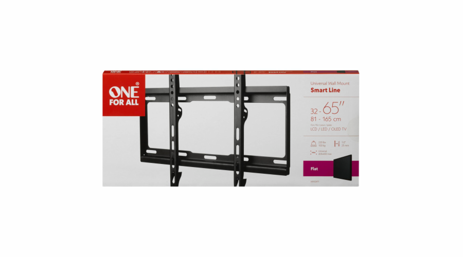 One for All TV Wall mount 65 Smart Flat