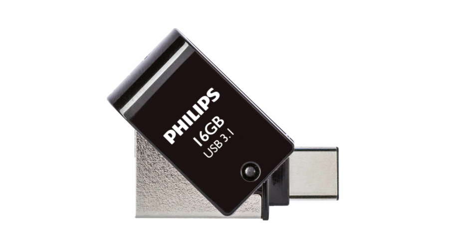 Philips 2 in 1 OTG 16GB USB 3.1 + USB C Midnight Black PHUSB16G2IN1OTGGU3C