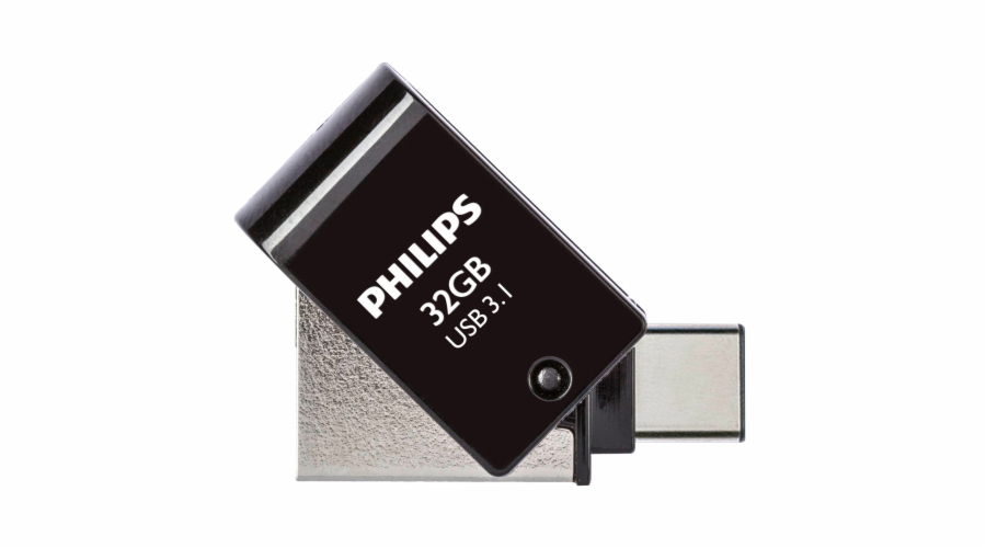 Philips 2 in 1 OTG 32GB USB 3.1 + USB C Midnight Black FM32DC152B/00