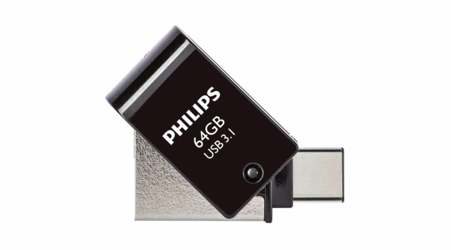Philips 2 in 1 OTG 64GB USB 3.1 + USB C Midnight Black PHUSB64G2IN1OTGGU3C
