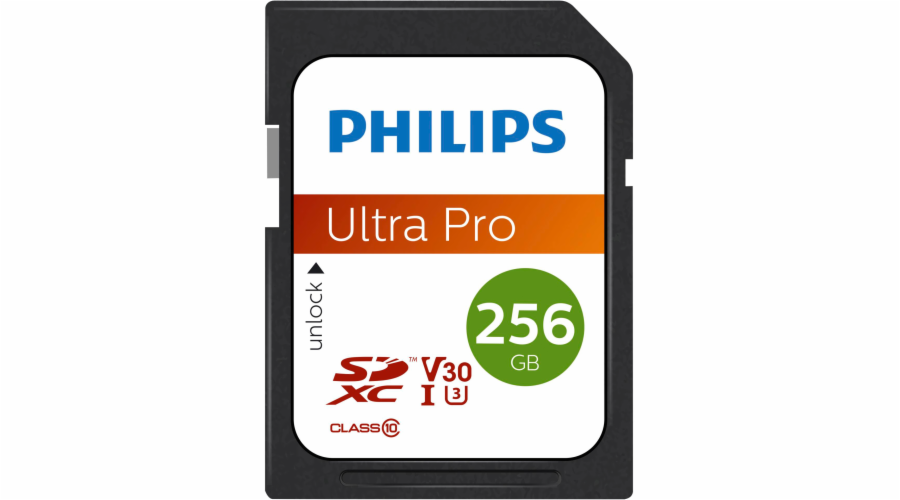 Philips SDXC Card 256GB Class 10 UHS-I U3 V30 A1