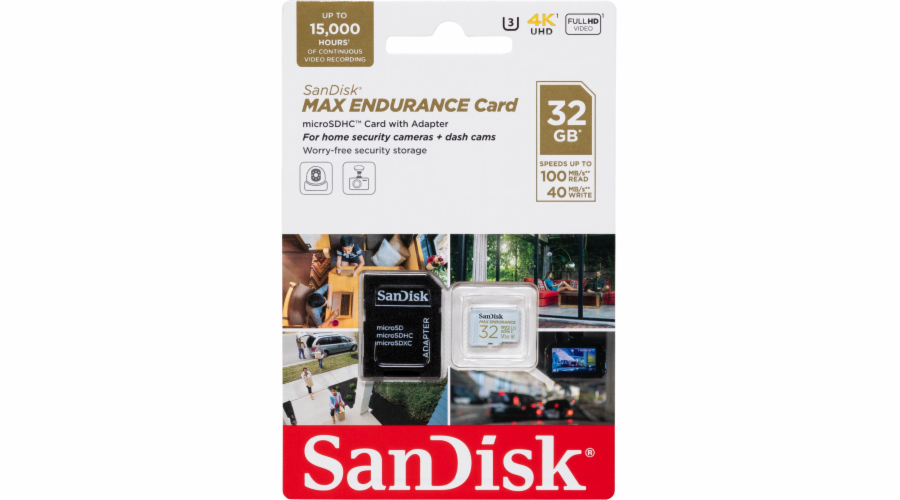 Karta SanDisk Max Endurance MicroSDHC 32 GB Class 10 UHS-I/U3 V30 (SDSQQVR-032G-GN6IA)