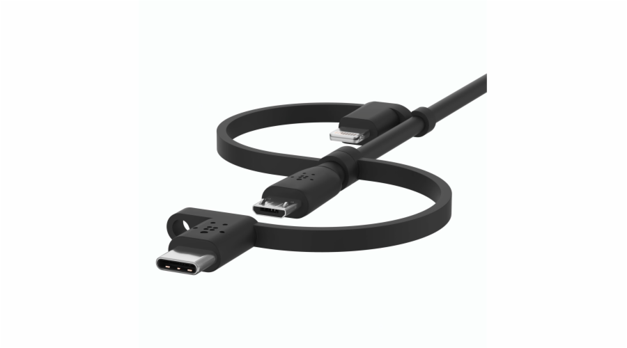 Belkin BOOST Charge univ. kabel 1,2m Lightn./Micro/USB-C - USB-A