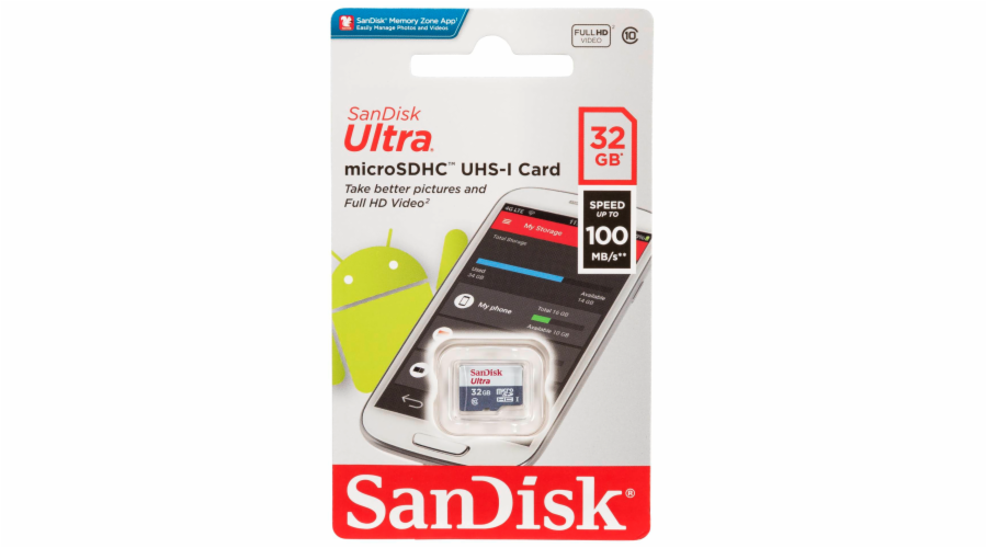 SanDisk Ultra Micro SDHC 32GB 100MB/s UHS-I+A