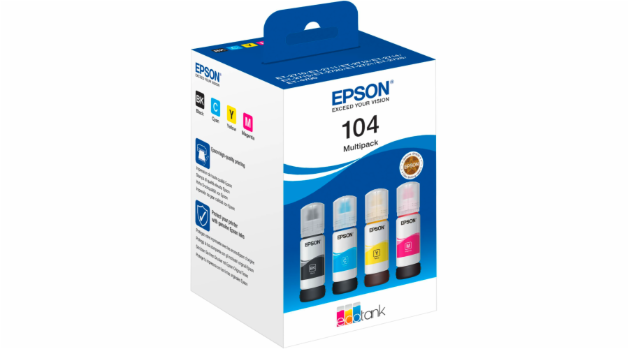 Epson EcoTank 4-colour Multipack T 104 T 00P6