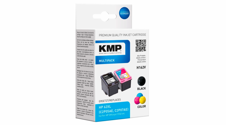 KMP H162V výhodná sada BK/Color komp. s HP C2P05AE/C2P07AE
