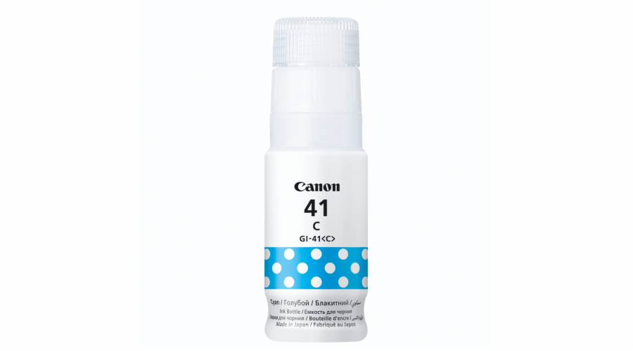 Canon Cartridge GI-41 C azurová pro PIXMA 1420, 2420, 2460, 3420 a 3460 (7 700 str.)