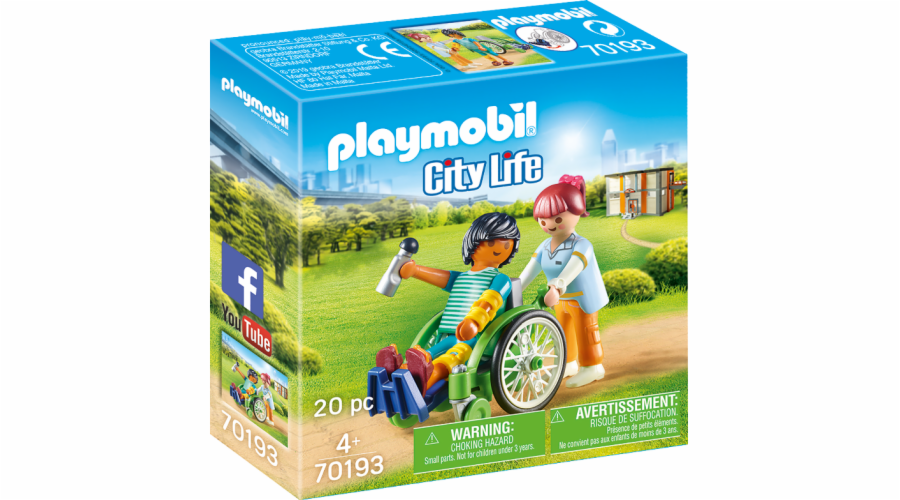 Playmobil 70193 Pacient na vozíku