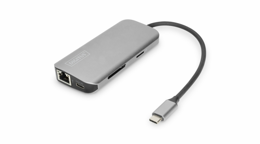 DIGITUS Universal Dockingstation USB-C, 8 Port