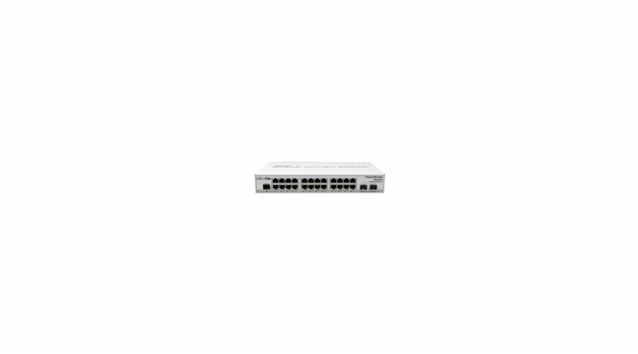 MikroTik Cloud Router Switch CRS326-24G-2S+IN, 800MHz CPU, 512MB RAM, 24xLAN, 2x SFP+, vč. L5 licence