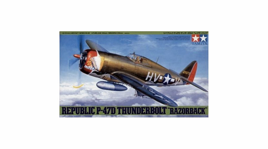 Tamiya 61086 1:48 Republic P-47D Thunderbolt "Razorback"