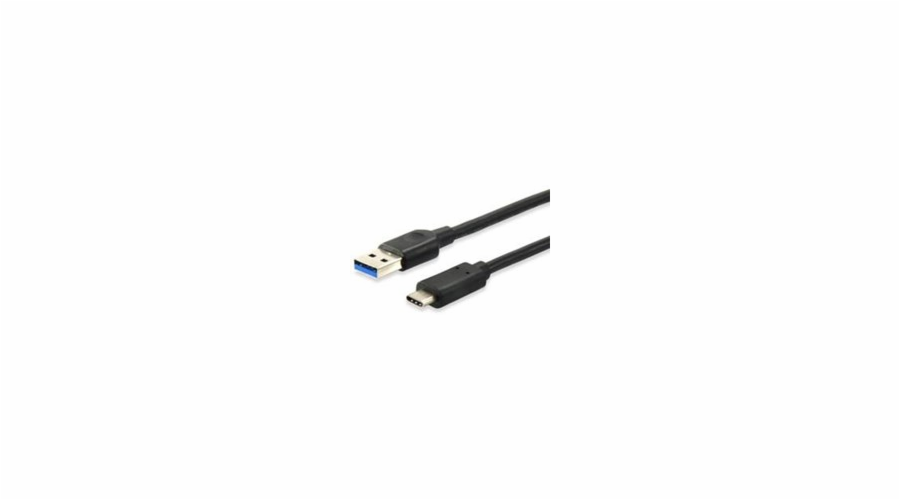 Kabel USB Equip USB-A - USB-C 1 m Czarny (12834107)