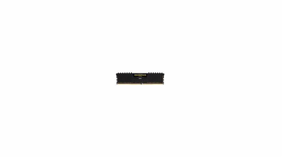 CORSAIR DDR4 3200MHz 8GB 1x8GB DIMM Unbuffered Vengeance LPX Black Heatspreader Black PCB 1.35V for Ryzen/AM4