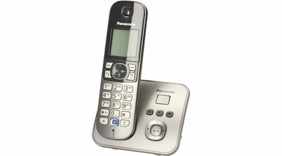Panasonic KX-TG6821PDM Šedý stolní telefon