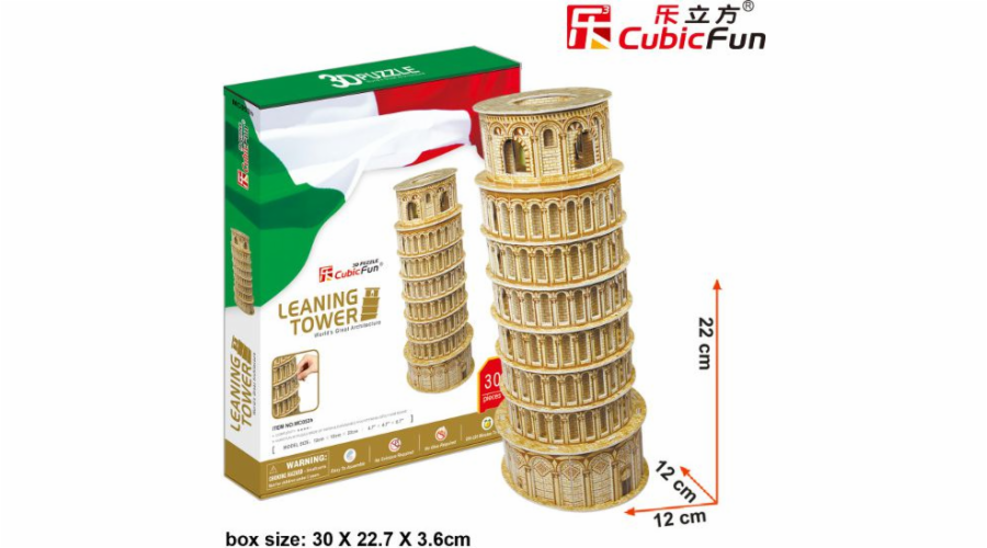 Cubicfun PUZZLE 3D šikmá věž v Pise - MC053H