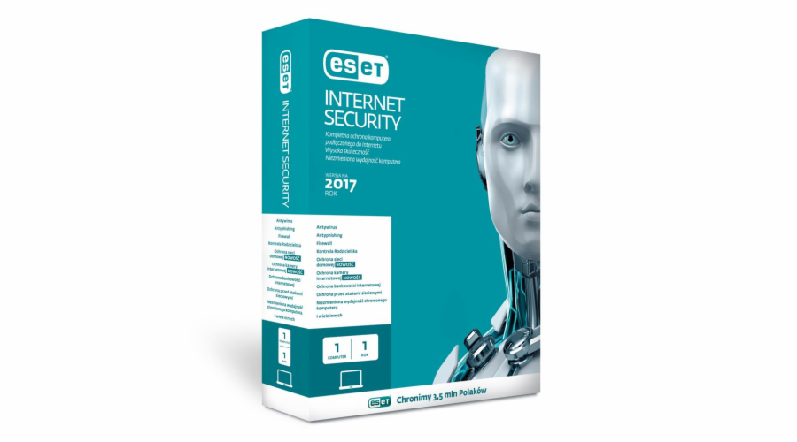 ESET Internet Security 1 zařízení 36 měsíců (EIS-1U36M-B)