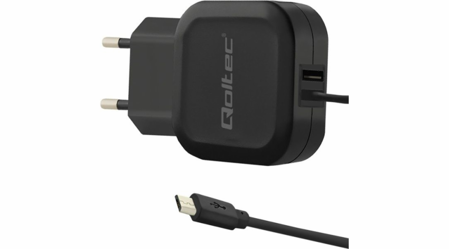 Qoltec nabíječka pro smartphone / tablet USB + MicroUSB (50189)