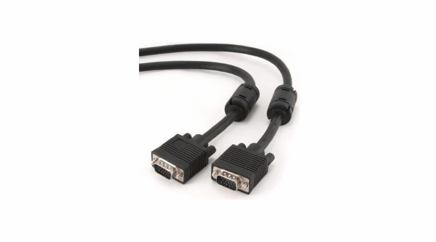 Lanberg D-Sub (VGA) - D-Sub (VGA) kabel 3m černý (CA-VGAC-10CC-0030-B)