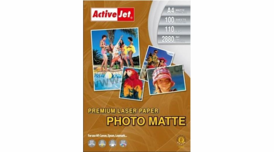 Fotografický papír Activejet pro tiskárnu A4 (P4-110M100L)