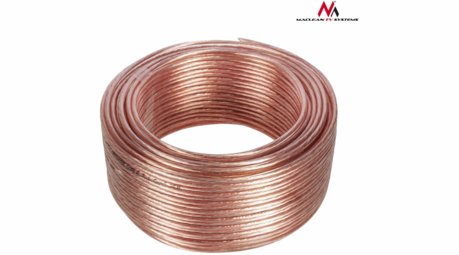 Kabel reproduktoru MacLean 25m 2*1,5 mm2 / 48*0,20cca 3,5*7,0 mm (MCTV-510)