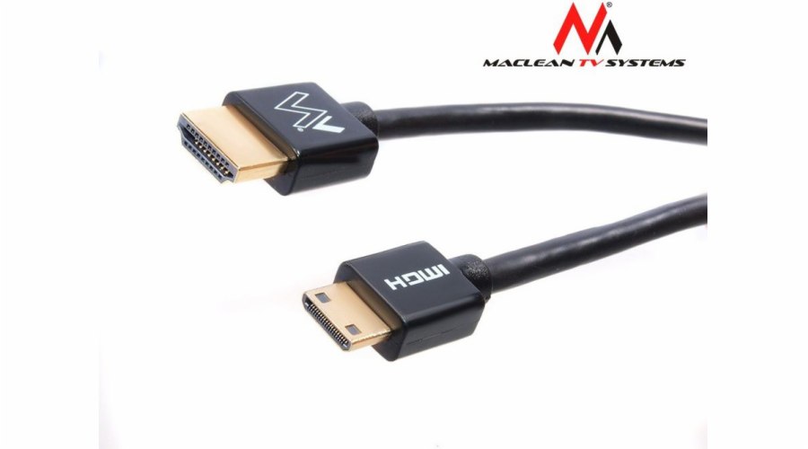 Maclean HDMI Mini - HDMI kabel 1m černý (MCTV-711)