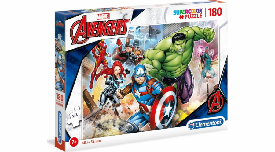 Clementoni Puzzle 180 dílků Super Color - Avengers
