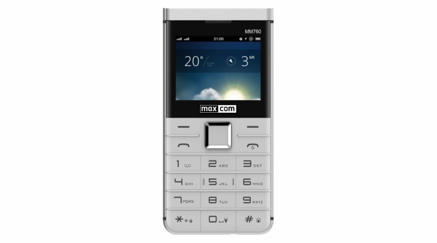 Maxcom MM760 Dual SIM bílý (MAXCOMMM760WHITE) Mobilní telefon