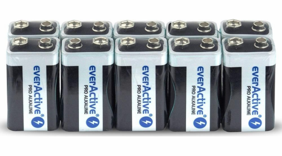 Alkalická baterie R9 / 6LR61 9V PRO ALKALINE, Balení po 10 ks
