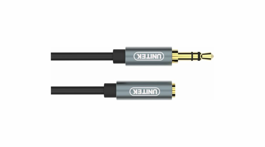 UNITEK Y-C932ABK audio cable 1 m 3.5mm Black Grey