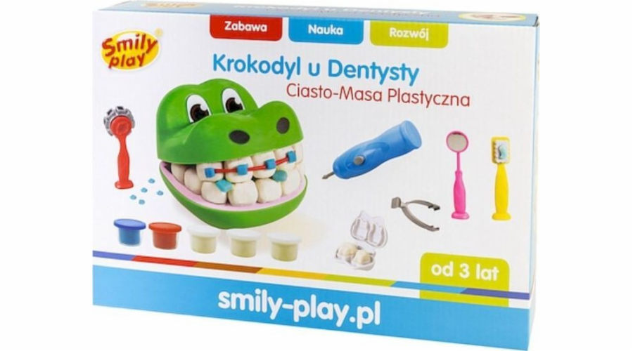 Ciasto-Masa Plastyczna Krokodyl u dentysty