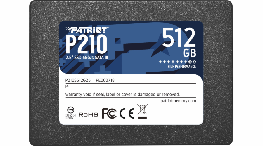 Patriot Memory P210 2.5 512 GB Serial ATA III